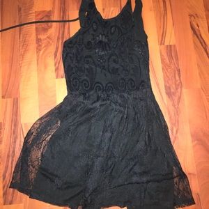 Black Floral Dress